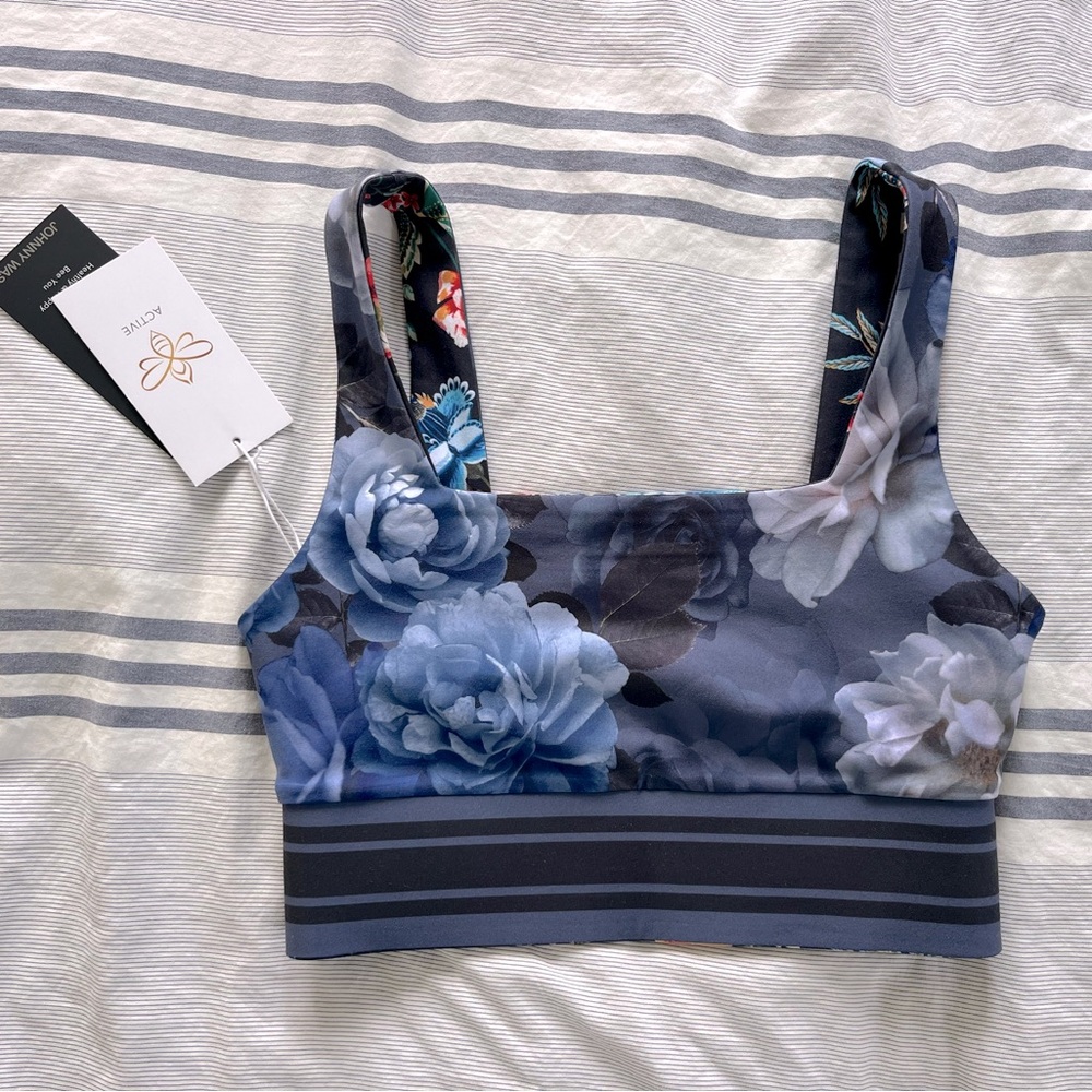 NWT Johnny Was Reversable Bra Top
